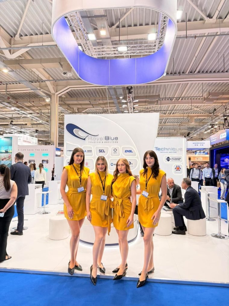 Stand staffing for Royal at an exhibition.